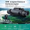 TSMBIKE 80X100 Monocular Telescope, High Power Monocular HD Bifocal Scope Portable Waterproof & Anti-Fog, BAK4 Prism for Animal Bird Watching Camping Tourist, Smartphone Stand & Tripod view 3