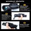TSMBIKE 80X100 Monocular Telescope, High Power Monocular HD Bifocal Scope Portable Waterproof & Anti-Fog, BAK4 Prism for Animal Bird Watching Camping Tourist, Smartphone Stand & Tripod view 4