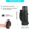 TSMBIKE 80x100 Monocular Telescope Upgraded HD High Power BAK4 Monocular Scope with Low for Bird Watching/Wildlife Zoomable Telescope with Smartphone Holder and Tripod for Adults view 3
