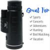 TSMBIKE Full-Field Waterproof monoculars 40X60 High Power BAK4 Prism Waterproof HD 40x Magnification Zoom Lens with Smartphone Adapter & Tripod view 3