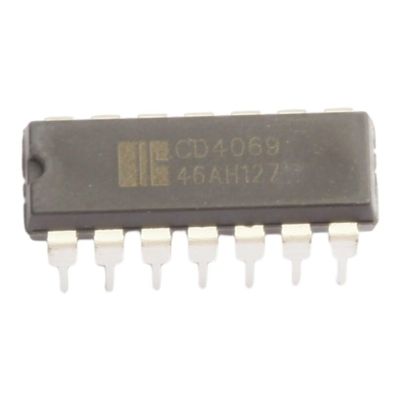 DirectNine Basics 10pcs/lot CD4069UBE DIP-14 CD4069U CD4069 CD4069L TC4069UBP DIP14 CMOS Hex Inverter IC