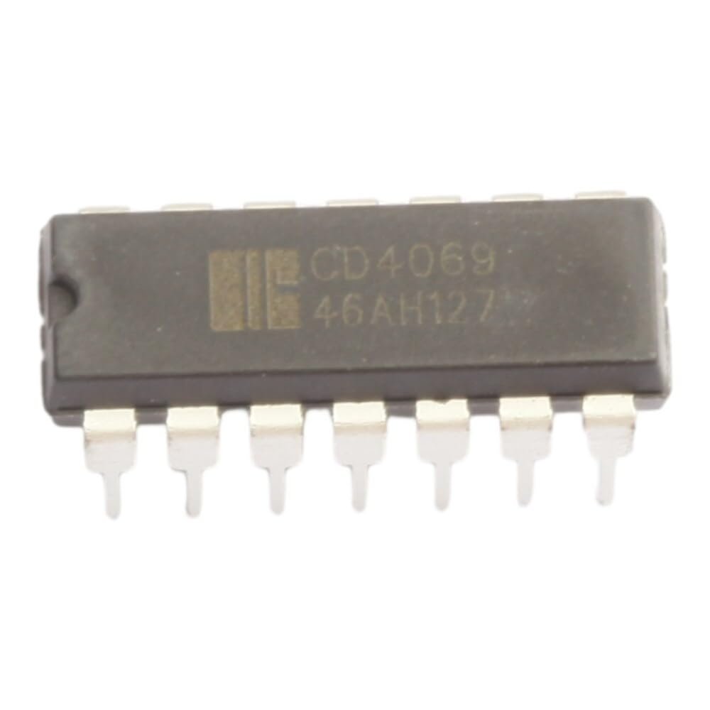 DirectNine Basics 10pcs/lot CD4069UBE DIP-14 CD4069U CD4069 CD4069L TC4069UBP DIP14 CMOS Hex Inverter IC