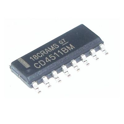 100pcs/lot CD4511BM CD4511 HEF4511 SOP-16 BCD-to-7 Segment Latch/Decoder Driver IC