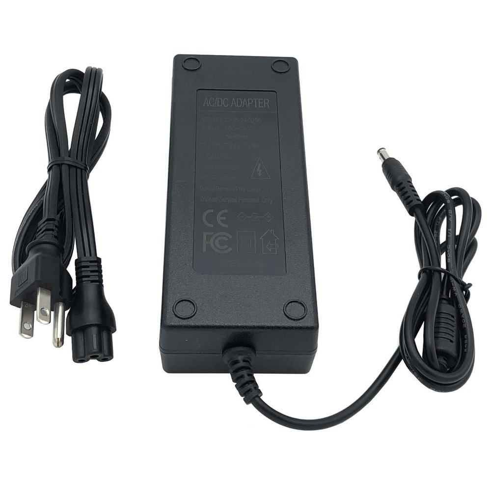 120W AC/DC Adapter CKS-245000 24V 5A Power Supply 5.5x2.5 mm with Power Cord