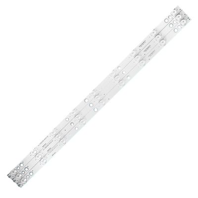 UFDIPLMY 3PCS 609mm Compatible with Orfey 32LD101 AKAI LEA-32B49P HD32-D2 TV Backlight Strip RH43-D3202X-06A-JF JL.D32061235-017IS-F LED32HD320 HDLED