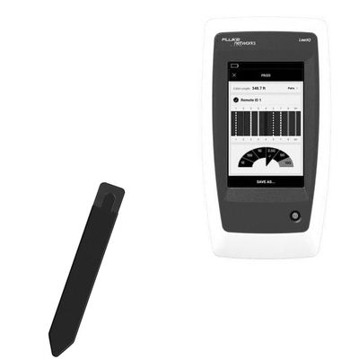 BoxWave Stylus Pouch Compatible with Fluke Networks LinkIQ - Stylus PortaPouch, Pen Stylii Holder Carrier Portable Self-Adhesive - Jet Black