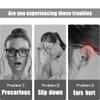 2 Pairs Silicone Glasses Ear Cushion, Eye Glasses Ear Grippers Anti Slip, Glasses Ear Grips Non Slip, Eyeglass Ear Cushions for Pain, Temple Sleeves Tips Ear Pads for Glasses Slip Preventer (BRN&Gry) view 4