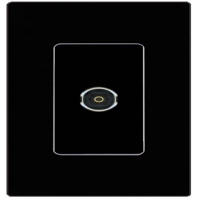 RiteAV TOSLINK Wall Plate Screwless Frame [Black]