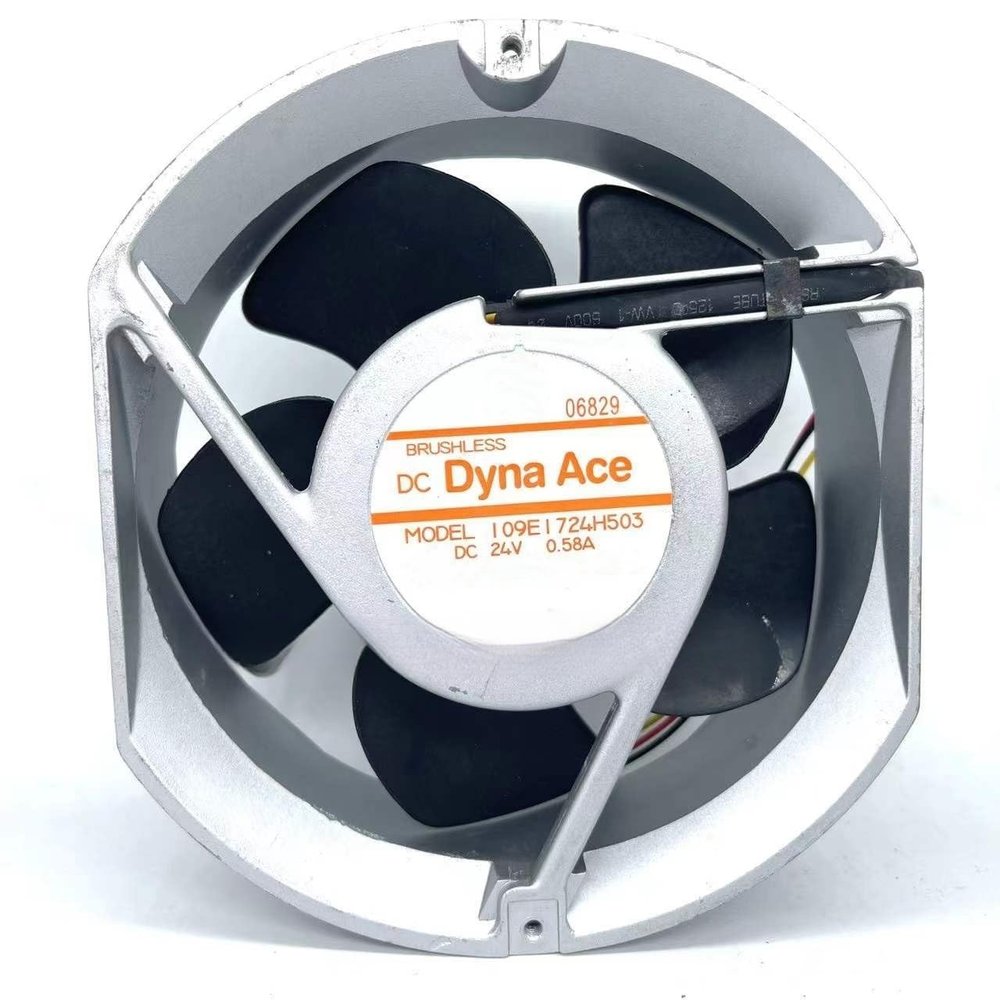 109E1724H503 DC24V 0.58A 172x150x51mm 172mm 3-Wire Aluminum Frame Cooling Fan