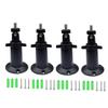 Adjustable Security Metal Wall Mount Indoor/Outdoor Aluminium Alloy Camera Mount for Arlo, Arlo Pro, Arlo Pro 2, Arlo Pro 3, Arlo Ultra Surveillance Camera (4 Pcs, Black) view 1