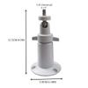 bnafes Security Camera Metal Wall/Ceiling Mount, Adjustable Indoor/Outdoor Mount Compatible with Arlo, Arlo Pro 2 3, Arlo Ultra CCTV Camera and Compatible Camera with 1/4 Screw Head (4Pcs, White) view 2