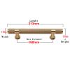 OQATNXUR Brass Gold Furniture Handles Modern Copper Black with Plate Cupboard Wardrobe Dresser Shoe Box Drawer Cabinet Pulls 1Pcs (Color : F7) view 2