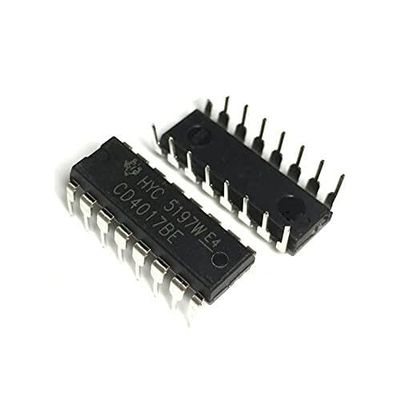 10pcs/lot CD4017BE CD4017 CMOS Counter/DIVIDERS IC DIP-16