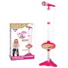 Bontempi | MP3Stage Mic - Stage Microphone with MP3 Connection for Versatile Performance, with Bright Effects and Smartphone Holder, Pink, 41 x 19.5 x 6.3 cm view 4