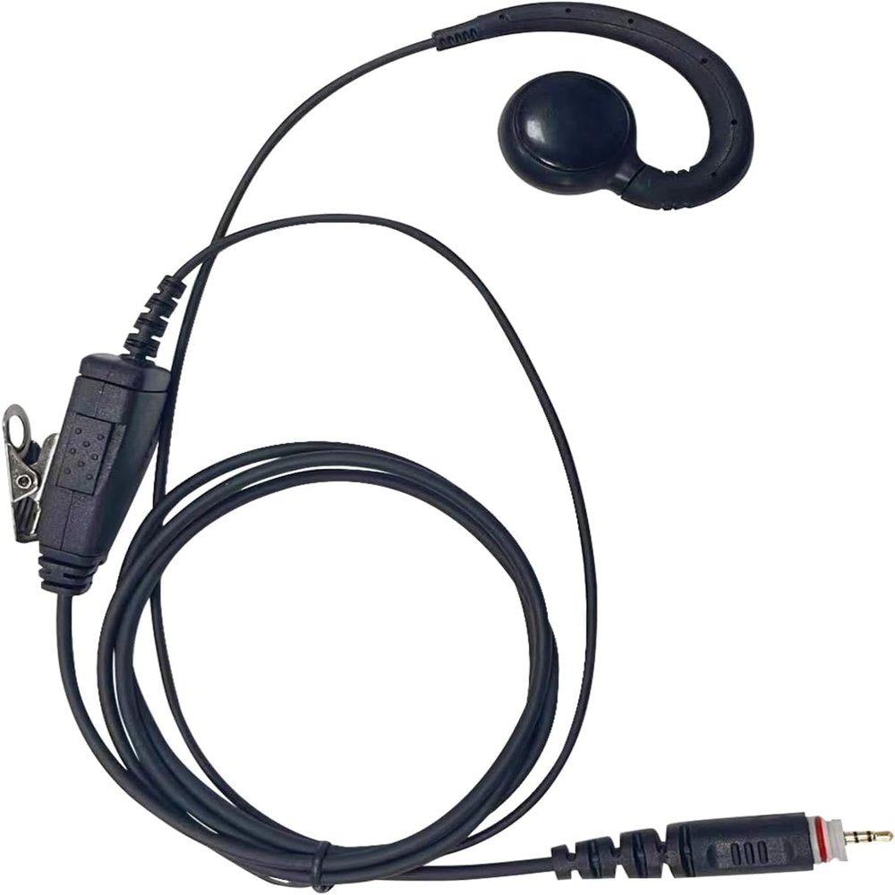 JUYODE CLP1010e C-Swivel Walkie Talkie Earpiece with Mic CLP1080e Two Way Radio Ear Piece Headset for CLP-1010e CLP-1080e CLP1040e CLP1060e CLP1083e CLP446 CLP446e CLPe446 CLP107e Radios (5)