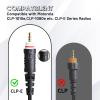JUYODE CLP1010e Walkie Talkie Earpiece with Mic CLP1080e Acoustic Tube Ear Piece Two Way Radio hHeadset for CLP-1010e CLP-1080e CLP1040e CLP1060e CLP1083e CLP446 CLP446e CLPe446 UHF Radios (2) view 2
