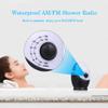 LGRFUXIN Waterproof Shower Radio, 3V 0.5W Adjustable Volume Shower AM FM Button Speaker Portable Bathroom Shower Speakers Wireless Radio with Top Handle,Blue view 2
