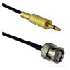 1pce BNC Male Plug to 3.5mm Mono 1/8" TS Plug CCTV Camera Monitor Antenna RG174 Cable 6inch~10FT (Color : 6FT) view 2