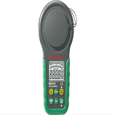 MGL MASTECH MS6612 MS6612B MS6612D Digital Luxmeter 200,000 Multifunction Illuminometer Lux Light Meter Test Spectra Auto Range Peak High Accuracy(MS6612B)