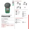 MGL MASTECH MS6612 MS6612B MS6612D Digital Luxmeter 200,000 Multifunction Illuminometer Lux Light Meter Test Spectra Auto Range Peak High Accuracy(MS6612B) view 4
