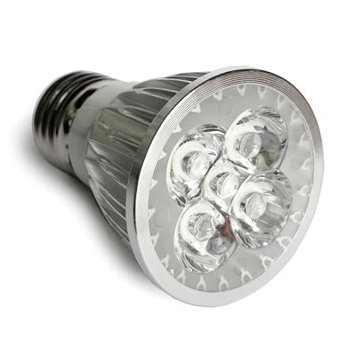 Klgeivb E26 E27 Infrared Spotlight Light Bulb Lamp (5X 3Watt LED), 940nM IR Illuminator, to Enhance Night Vision of IR Security Cameras, for CCTV Clear Surveillance Images at Night (940nM)