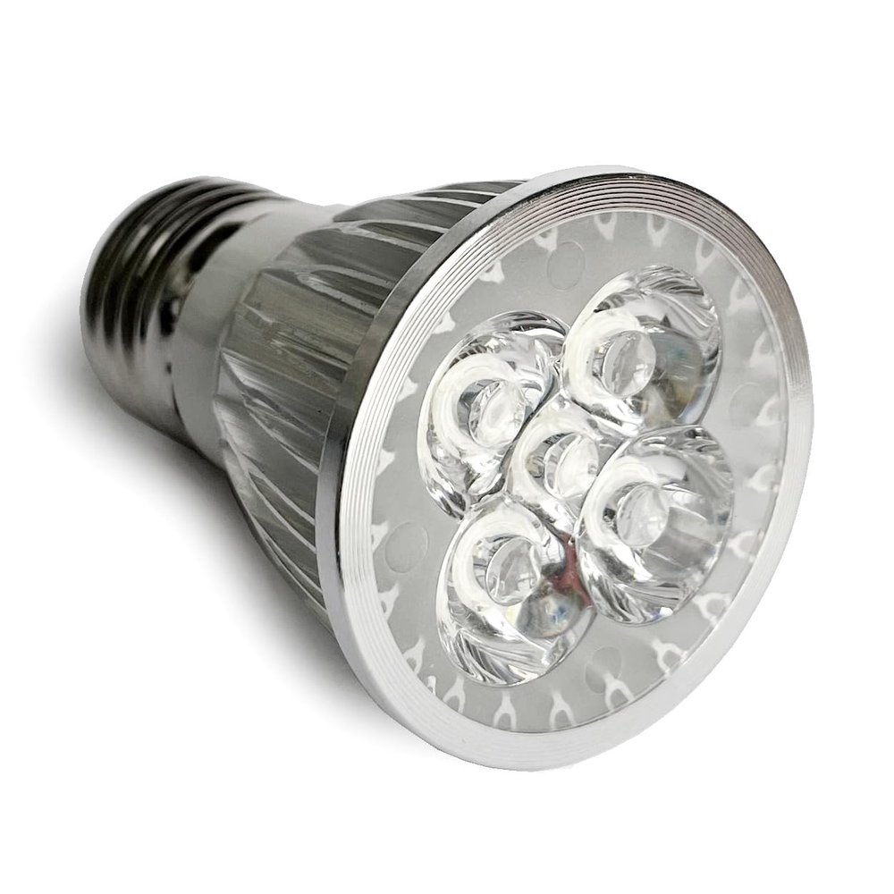 Klgeivb E26 E27 Infrared Spotlight Light Bulb Lamp (5X 3Watt LED), 940nM IR Illuminator, to Enhance Night Vision of IR Security Cameras, for CCTV Clear Surveillance Images at Night (940nM)