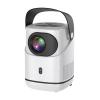 Unitedtime Projector Integrated 180Adjustable Stand and Handheld bracket with WiFi and Bluetooth Native 1080p Support 4K 12000 Lumens Portable, for Home Theater Support HDMI, USB, PC, TV Box, Grey view 3
