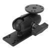 Fish Finder Mount Marine Grade Aluminum Alloy Mount Bracket with 1.5 Inch Rubber Ball view 1