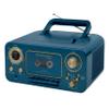 Portable Stereo CD Player with Bluetooth, AM/FM Stereo Radio and Cassette Player/Recorder (Blue) view 1