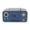 Portable Stereo CD Player with Bluetooth, AM/FM Stereo Radio and Cassette Player/Recorder (Blue) view 2