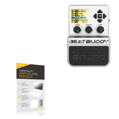 BoxWave Screen Protector Compatible With Singular Sound BeatBuddy - ClearTouch Anti-Glare Privacy (2-Pack), Privacy Screen Protector Flexible Film Anti-Glare