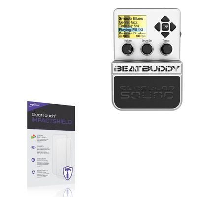 BoxWave Screen Protector Compatible With Singular Sound BeatBuddy - ClearTouch ImpactShield (2-Pack), Impenetrable Screen Protector Flexible Film