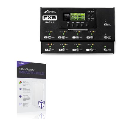 BoxWave Screen Protector Compatible with Fractal Audio FX8 Mark II - ClearTouch ImpactShield (2-Pack), Impenetrable Screen Protector Flexible Film