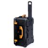 Pelican 1610 Case by ColorCase - Black - Large Sized Waterproof Case (Case Only) - Yellow Handles & Latches view 4