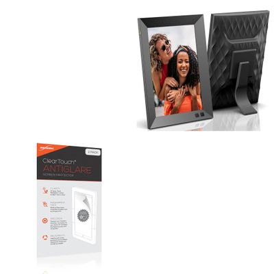 BoxWave Screen Protector Compatible with LOLA Smart Digital Picture Frame (313) - ClearTouch Anti-Glare (2-Pack), Anti-Fingerprint Matte Film Skin