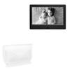 BoxWave Case Compatible with Amaboo 7 in Digital Photo Frame - Elite Leather Messenger Pouch, Synthetic Leather Cover Case Envelope Design - Ivory White view 1