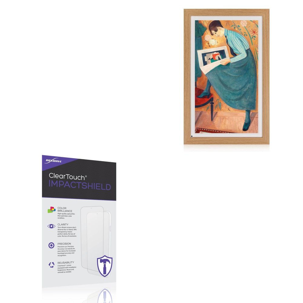 BoxWave Screen Protector Compatible with Humblestead Digital Picture Frame 21.5 in - ClearTouch ImpactShield (2-Pack), Impenetrable Screen Protector Flexible Film