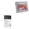 BoxWave Screen Protector Compatible with Aura Mason Luxe Sandstone 9.7 in - ClearTouch Crystal ToughShield 9H (2-Pack), Clear 9H Tough Flexible Film Screen Protector view 2
