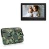 BoxWave Case Compatible with Amaboo 7 in Digital Photo Frame - Camouflage Suit with Pocket, Neoprene Camo Suit Zipper Pocket for Storage view 1