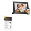 BoxWave Screen Protector Compatible with Bigasuo 10.1 in WiFi Digital Picture Frame - ClearTouch Anti-Glare Privacy (2-Pack), Privacy Screen Protector Flexible Film Anti-Glare view 1
