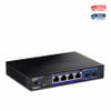 TRENDnet 6-Port Unmanaged Multi-Gig Switch, 4 x 2.5GBASE-T Ports, 2 x 10G SFP+ Ports Fanless, Compact Desktop Design, Metal Housing,Black, TEG-S562 (Renewed) view 2