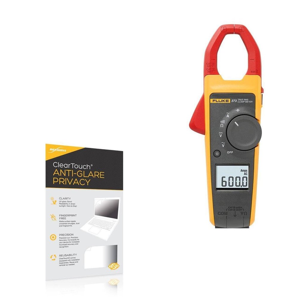 BoxWave Screen Protector Compatible with Fluke 373 - ClearTouch Anti-Glare Privacy (2-Pack), Privacy Screen Protector Flexible Film Anti-Glare
