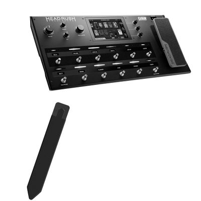 BoxWave Stylus Pouch Compatible with Headrush Pedalboard - Stylus PortaPouch, Pen Stylii Holder Carrier Portable Self-Adhesive - Jet Black