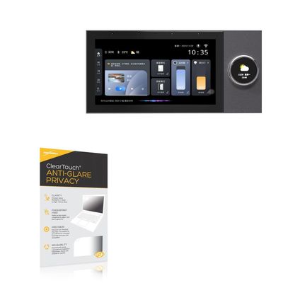 BoxWave Screen Protector Compatible with Anjielo Smart Home Control Panel 12 in - ClearTouch Anti-Glare Privacy (2-Pack), Privacy Screen Protector Flexible Film Anti-Glare