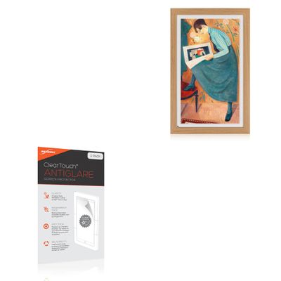 BoxWave Screen Protector Compatible with Humblestead Digital Picture Frame 21.5 in - ClearTouch Anti-Glare (2-Pack), Anti-Fingerprint Matte Film Skin