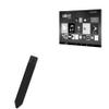BoxWave Stylus Pouch Compatible with Haocrown 32 in Smart Bathroom TV - Stylus PortaPouch, Pen Stylii Holder Carrier Portable Self-Adhesive - Jet Black view 1