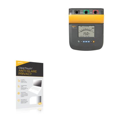 BoxWave Screen Protector Compatible with Fluke 1555 FC - ClearTouch Anti-Glare Privacy (2-Pack), Privacy Screen Protector Flexible Film Anti-Glare