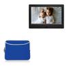 BoxWave Case Compatible with Amaboo 7 in Digital Photo Frame - SoftSuit with Pocket, Soft Pouch Neoprene Cover Sleeve Zipper Pocket - Super Blue view 1