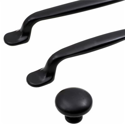 OQATNXUR Aluminum Alloy Black Cabinet Handles Kitchen Cupboard Door Pulls Drawer Knobs Fashion Furniture Hardware 1Pcs (Color : 3009-2.8)