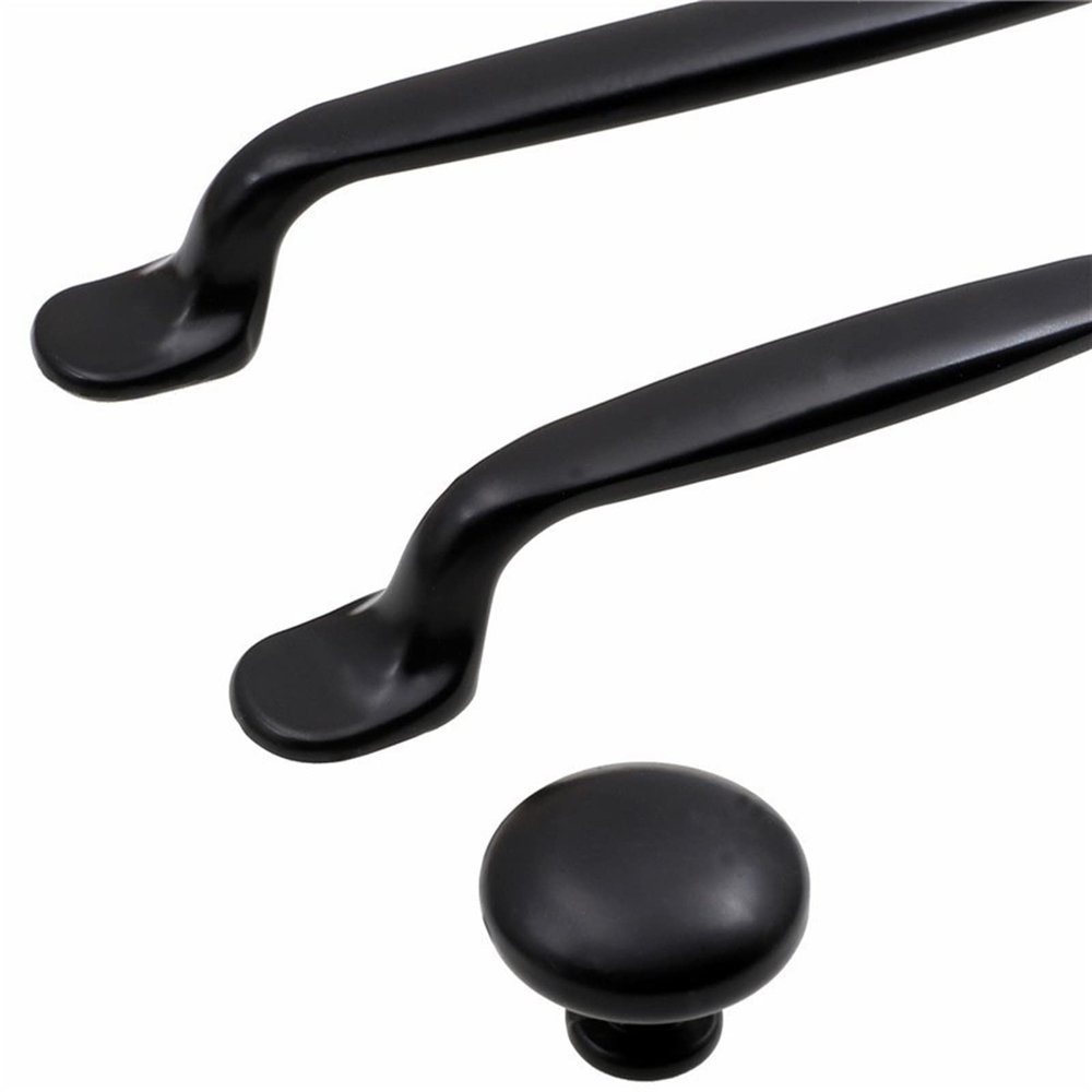 OQATNXUR Aluminum Alloy Black Cabinet Handles Kitchen Cupboard Door Pulls Drawer Knobs Fashion Furniture Hardware 1Pcs (Color : 3009-2.8)